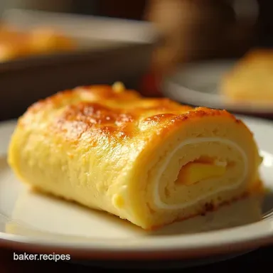Easy Baked Omelet Roll Recipe Fancy But Effortless Brunch Recipe Card