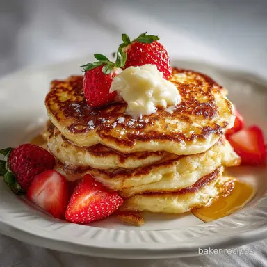 Best Fluffy Buttermilk Pancakes in 25 Minutes Recipe Card