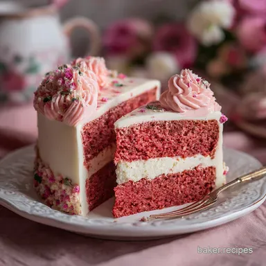 Galentines Day Cake: Ready in 30 Min, Golden Baked Recipe Card