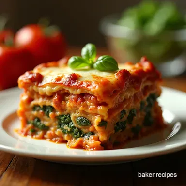 Garden Bounty Lasagna A Veggie Feast to Remember Recipe Card