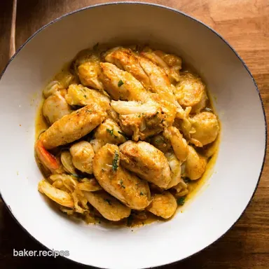 Quick Chicken Scampi Recipe Garlic Butter Weeknight Winner Recipe Card
