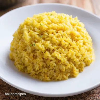 Garlic Butter Rice Recipe My GoTo Easy Side Dish Recipe Card