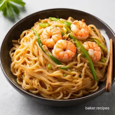 Garlicky Asian Shrimp Noodles A Speedy Weeknight Recipe