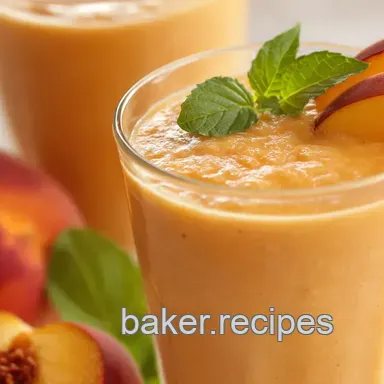 Georgia Peach Smoothie Recipe: My Summery Go-To!