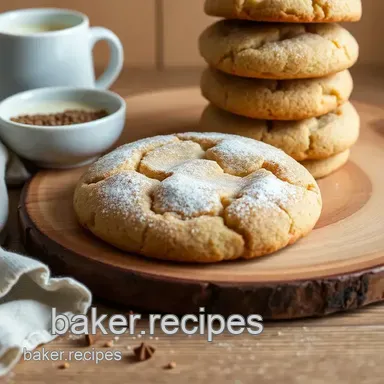 Discover the Ultimate Bake Giant Snickerdoodle Cookie Delight! Recipe Card