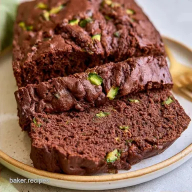 GF Chocolate Zucchini Bread: Fudgy