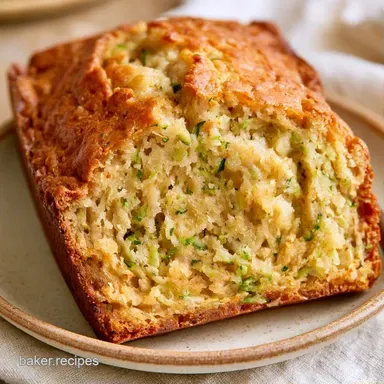 GlutenFree Zucchini Banana Bread: Golden Recipe Card