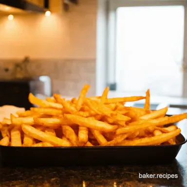 How to Make Crispy French Fries ChipShop Perfection at Home Recipe Card