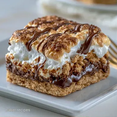 Golden Grahams Smores Bars in 15 Minutes Recipe Card