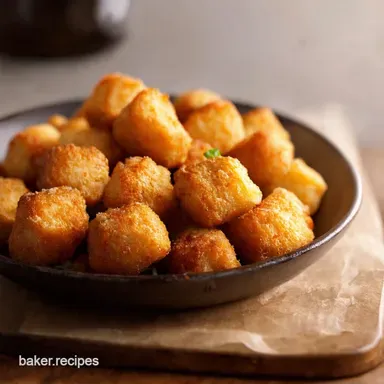 Gourmet Garlic Parmesan Tater Tots Recipe Recipe Card