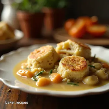 Grandmas Chicken Dumplings Perfect Rainy Day Food Recipe Card