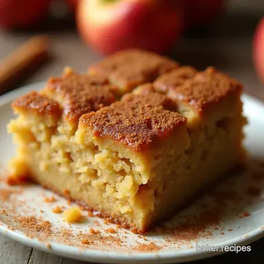 Grandmas Applesauce Cake A Spiced Autumn Treat Recipe Card