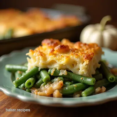 Green Bean Casserole From Good to Absolutely Brilliant Recipe Card