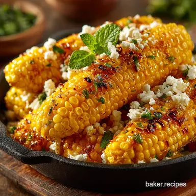 Best Sides for Grilled Chicken Try My Grilled Corn Salad Recipe Card