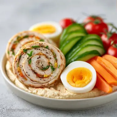 Healthy Adult Lunch Box in 15 Minutes Recipe Card