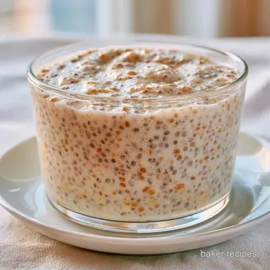 Healthy Chia Breakfast Cup with Yogurt Recipe Card