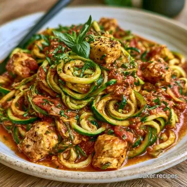 Healthy Zucchini Noodles Pasta: 30 Min