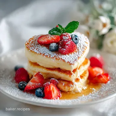 Valentines Brunch Food Idea for Hosting with Heart-Shaped Pancakes Ready in 30 Min Recipe Card