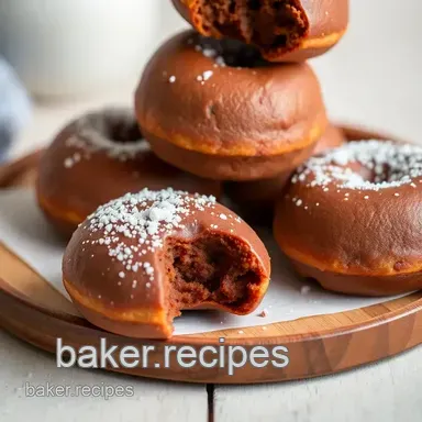 Baked Chocolate Donut Holes - Fluffy & Delicious Recipe Card