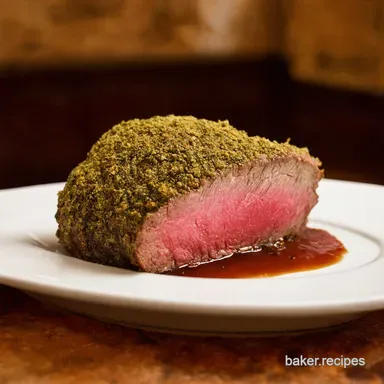 Herb Crusted tenderloin roast Fit for a Feast Recipe Card