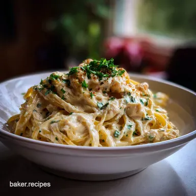 Healthy High Protein Alfredo With Cottage: 20 Min Miracle Recipe Card