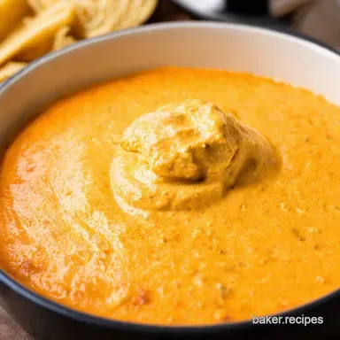 Holy Queso! Restaurant Style Queso Dip Recipe Recipe Card