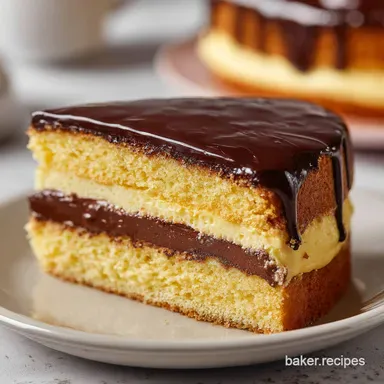 Boston Cream Pie: Silky and Rich