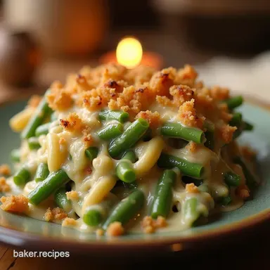 The Best Homemade Green Bean Casserole Recipe Recipe Card