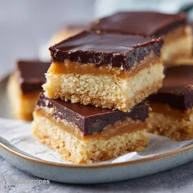 Millionaire Shortbread: 16 Servings of Buttery Caramel Bars