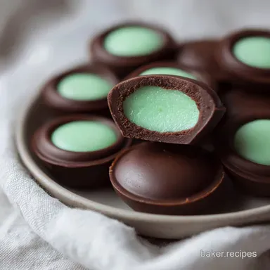 Peppermint Patties: Velvety Mint Center in 1 Hour 20 Minutes Recipe Card