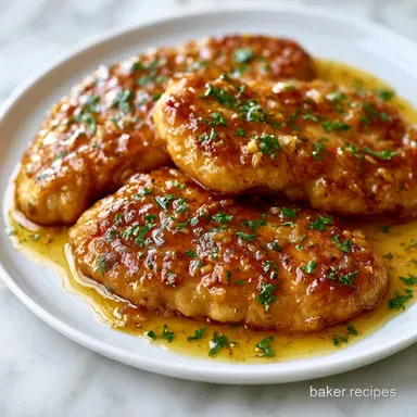 Honey Garlic Chicken Breasts (30 Min) Recipe Card