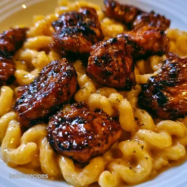 Honey Pepper Chicken Mac: Creamy Recipe Card