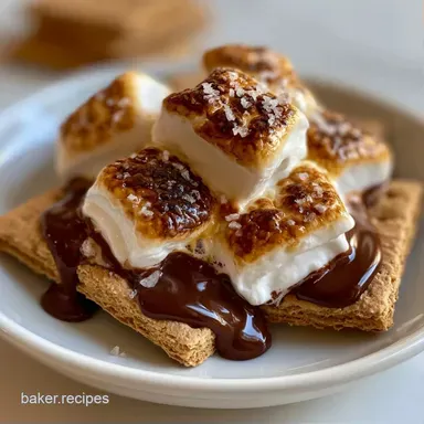 Indoor Smores Recipe in 7 Minutes Recipe Card