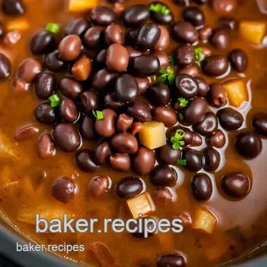 Easy Instant Pot Black Beans - No Soak Needed! Recipe Card