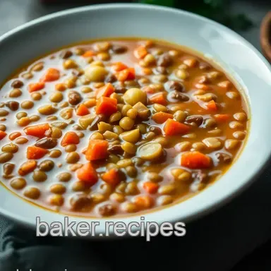 Hearty Instant Pot Lentil Soup: My Family's Favourite Comfort Food Recipe Card