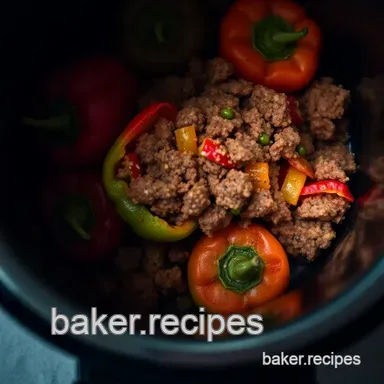 Instant Pot Stuffed Peppers: Easy Weeknight Delight! Recipe Card