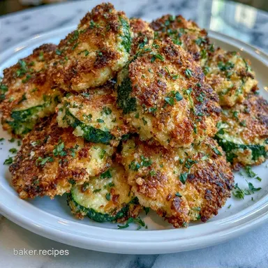 Italian Baked Zucchini Slices for 4