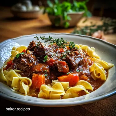 Italian Pot Roast Stracotto Slow Roasted