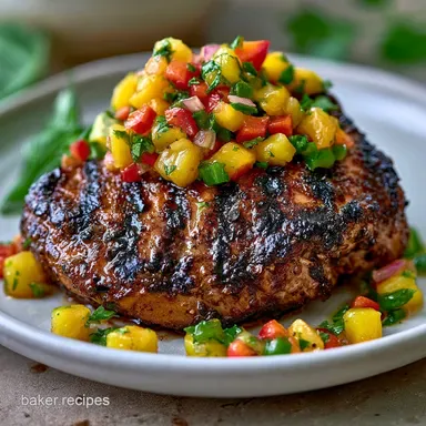 Jerk Chicken Bowl with Pineapple Salsa