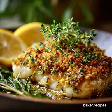 Keto Baked Grouper LemonHerb Crusted and Ready in 30 Mins Recipe Card