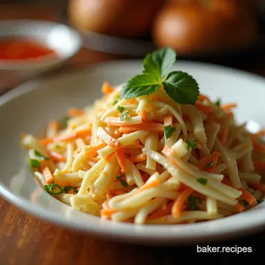 Kickin Classic Coleslaw My GoTo BBQ Side Recipe Card