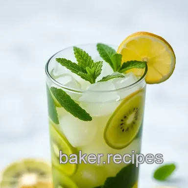 Kiwi Mint Mojito: Sunshine in a Glass (source: internet). Let's raise a glass! Recipe Card