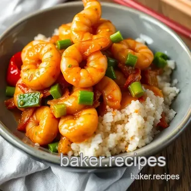 Kung Pao Shrimp: Fiery & Fast Weeknight Winner! Recipe Card