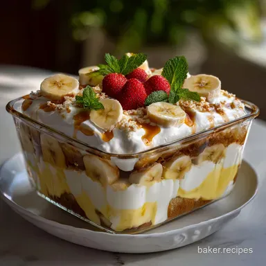 Layered Banana Pudding: The Best No-Bake Dessert