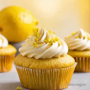 Lemon Elderflower Cupcake Ideas A Right Royal Treat Recipe Card