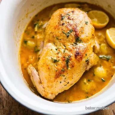 Lemon Herb Chicken My Easy Healthy Crockpot Recipes Recipe Card