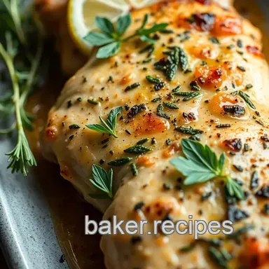 Lemon Herb mediterranean chicken recipe: A Taste of the Mediterranean Recipe Card