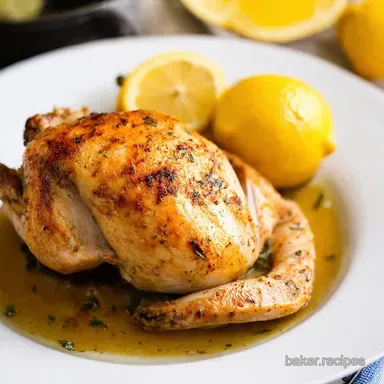 Easy Low Sodium Dinner Ideas Lemon Herb Roasted Chicken Recipe Card