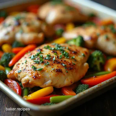 The OneTray Wonder Lemon Herb Sheet Pan Chicken
