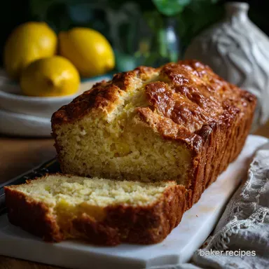 Lemon Loaf Bread Ready in 1 Hour 5 Minutes - Moist Recipe Recipe Card
